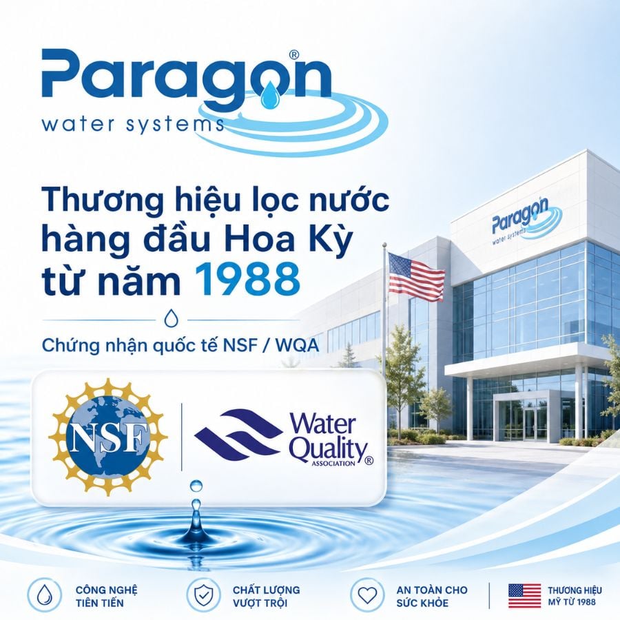 Ảnh minh họa Lọc tổng đầu nguồn Paragon PWS PREMIER 1.0 1