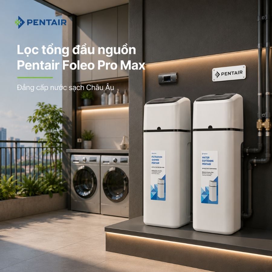 Ảnh minh họa Lọc tổng đầu nguồn Pentair Foleo Pro Max 1