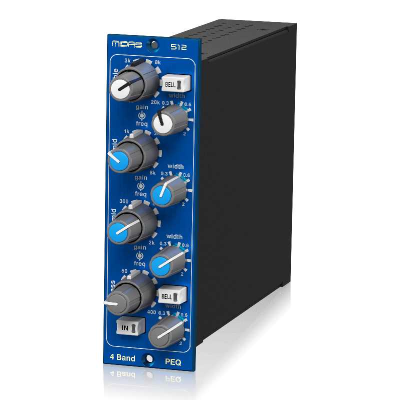 Ảnh minh họa Lọc xì Midas PARAMETRIC EQUALISER 512 V2 3