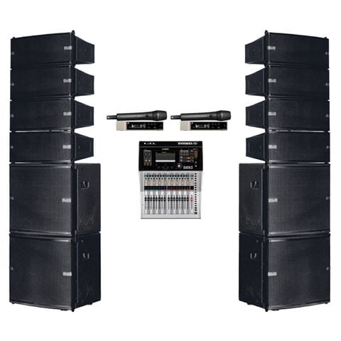 Dàn Line Array 2 Way Active dBTechnologies 01 (4 Sub Đơn 30 DVA MS12…)