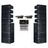 Dàn Line Array 2 Way Active dBTechnologies 01 (4 Sub Đơn 30 DVA MS12…)