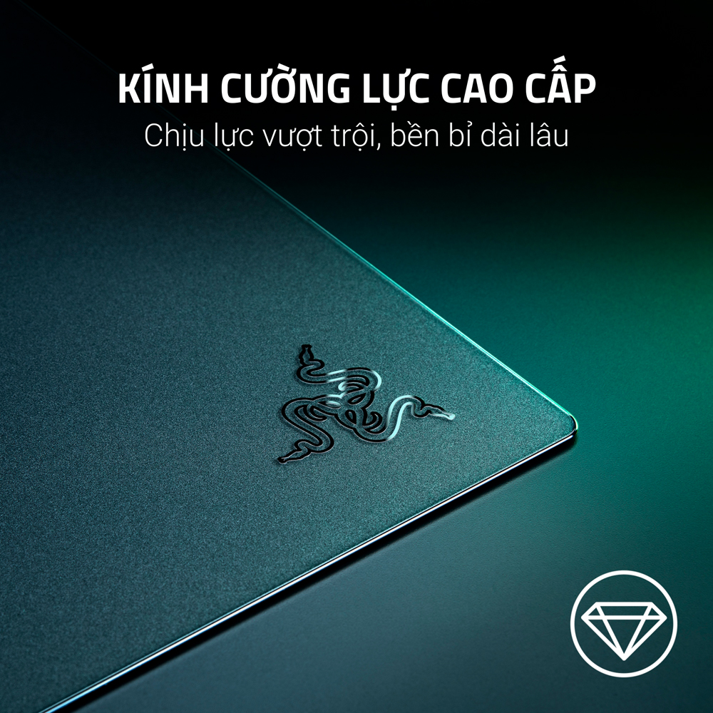 Ảnh minh họa Lót chuột Razer Atlas Pro Ultra Thin Tempered Glass 2