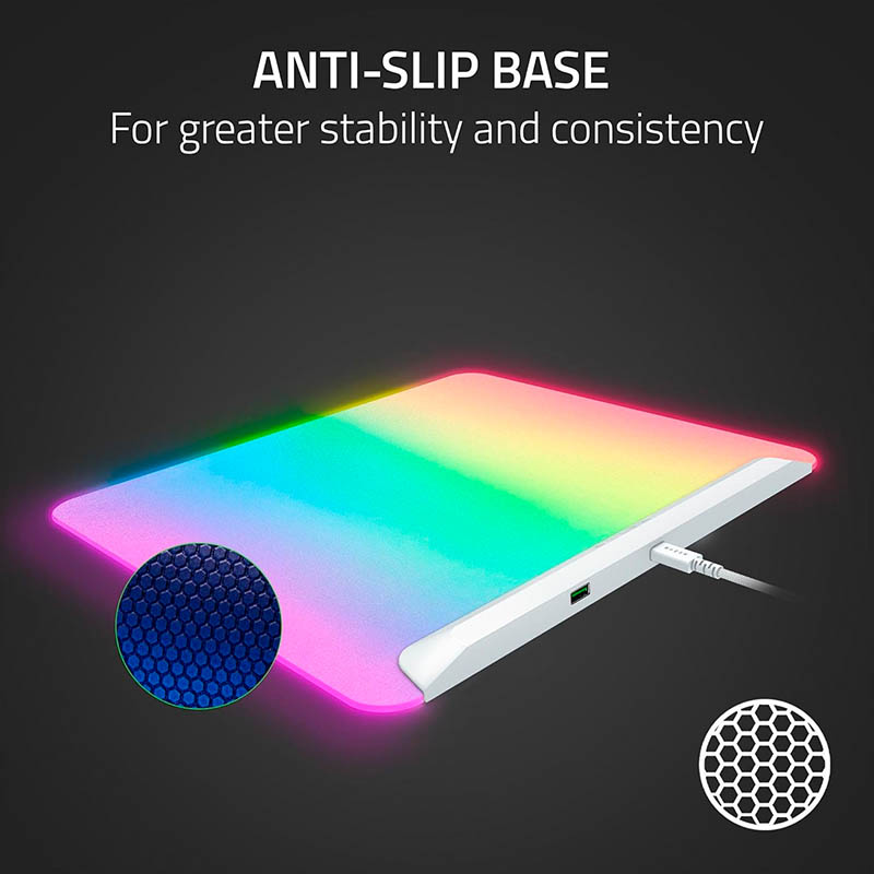 Ảnh minh họa Lót chuột Razer Firefly V2 Pro RGB White RZ02-04920200-R3M1 2
