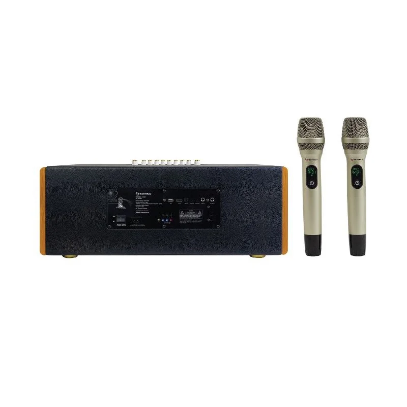 Ảnh minh họa Loa Sound Base Sumico HS52, 150W RMS, Bluetooth 5.0, HDMI ARC, Optical, USB, AUX 3.5mm, Đi kèm 2 micro không dây 3