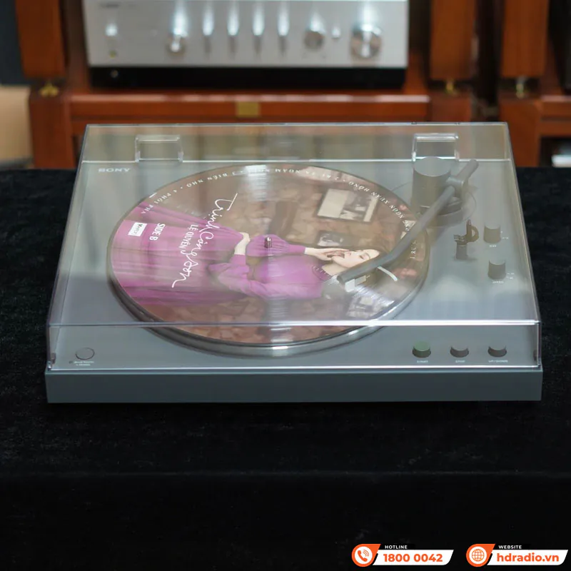 Ảnh minh họa Đầu đĩa than Sony PS-LX3BT, Bluetooth, Hi-Res Audio Wireless, Đầu kim MM (33 1/3, 45 vòng/phút) 1
