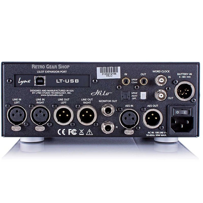 Ảnh minh họa Lynx Hilo A/D – D/A Converter with USB Black và Silver 1