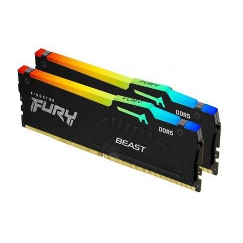 Ram PC Kingston Fury Beast RGB 32GB 5200MHz DDR5 KF552C40BBAK2-32