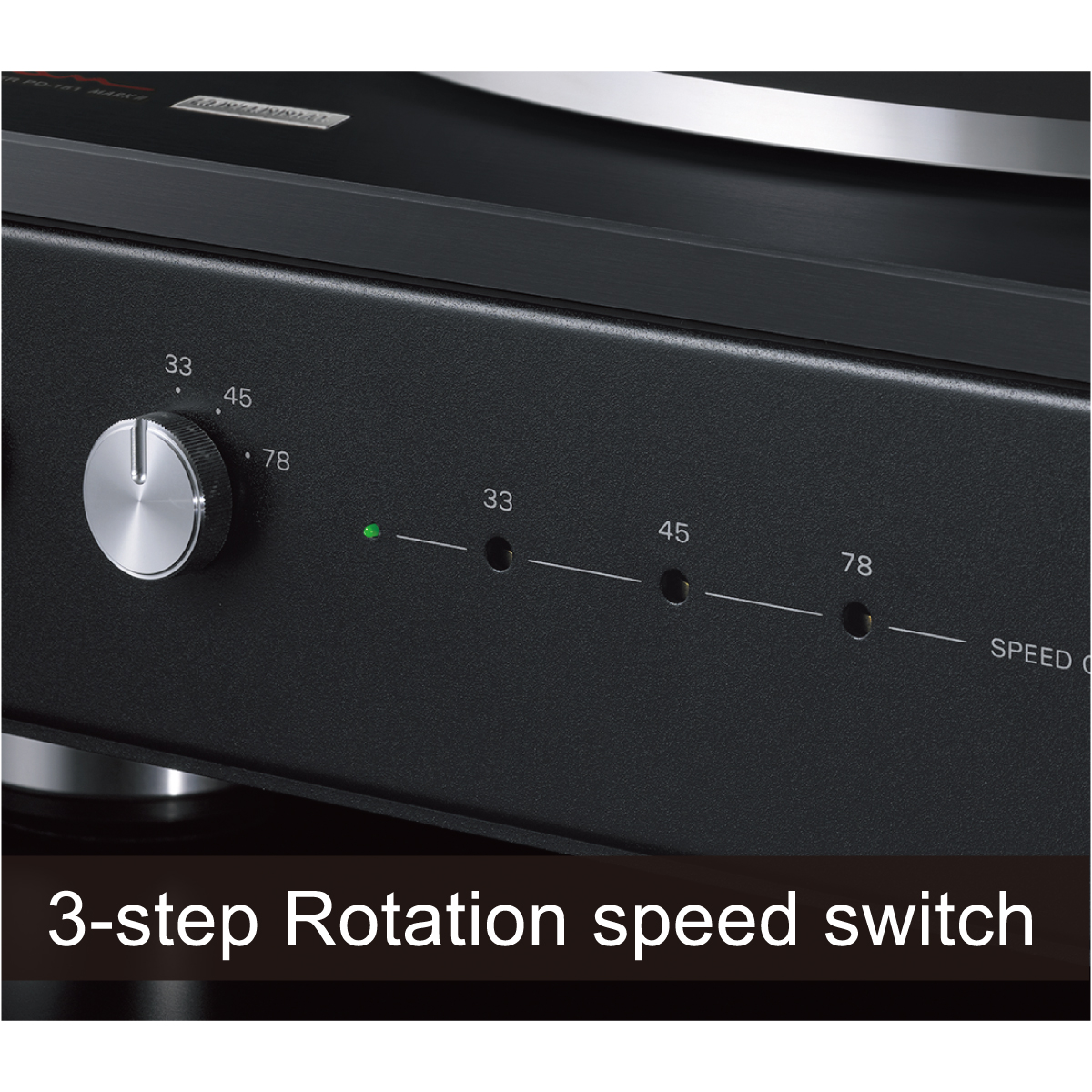 Ảnh minh họa Mâm Than LUXMAN PD-151 MARK II Black Edition CENTENNIAL - Chính Hãng PGI 2