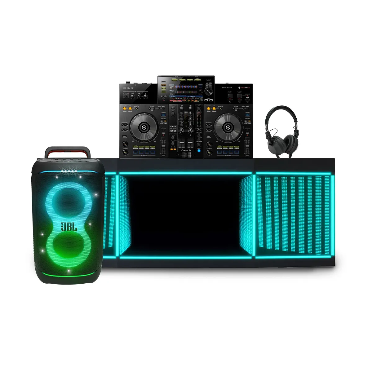 Ảnh minh họa Dàn âm thanh DJ Pioneer 02 (Pioneer XDJ-RR, Pioneer HDJ-CX, JBL PartyBox 520) 1