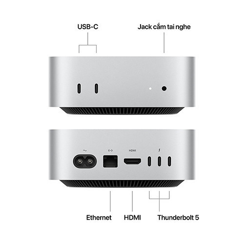 Ảnh minh họa Mac mini M4 Pro 2024 12CPU 16GPU 48GB 8TB - Chính hãng Apple Việt Nam 3