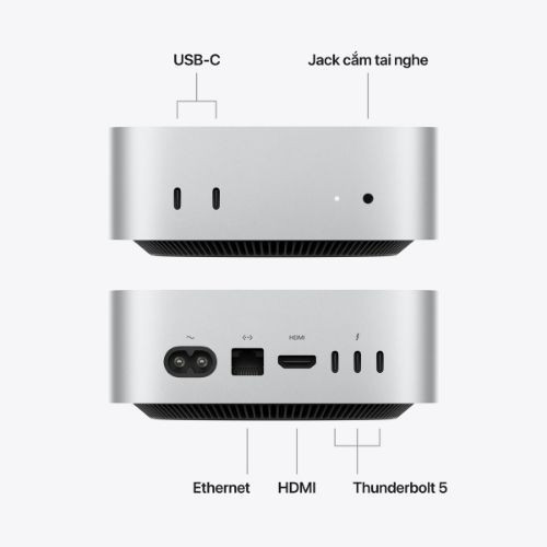 Ảnh minh họa Mac mini M5 Pro 2026 18CPU 20GPU 64GB 4TB - Chính hãng Apple Việt Nam 3