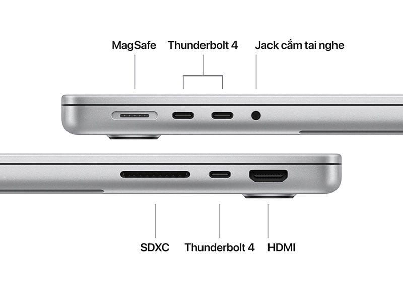 Ảnh minh họa MacBook Pro 14 inch M5 10CPU/10GPU/32GB/1TB - Silver (MJ3E4SA/A) 2