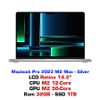 Macbook Pro 14 M2 Max 12CPU 30GPU 32GB 1TB Silver - MPHK3SA/A