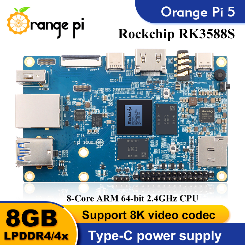 Ảnh minh họa Mạch máy tính nhúng Orange Pi 5 – 4GB RAM 3