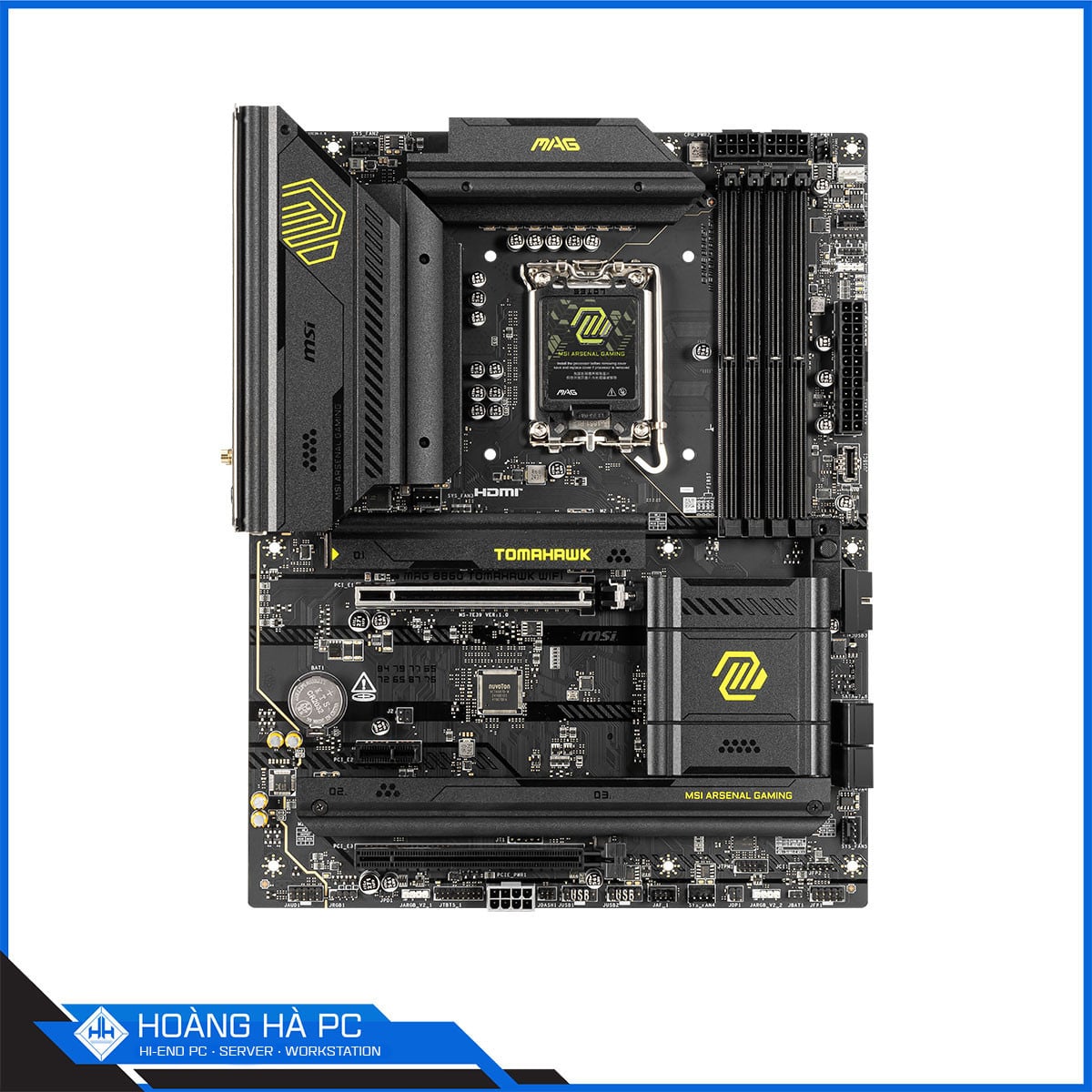 Ảnh minh họa Mainboard MSI MAG B860 TOMAHAWK WIFI (Intel B860, Socket LGA 1851, ATX, 4 khe RAM DDR5) 2