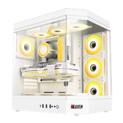  Case Magic Vila Ultra Pro Trắng – ATX, kính, tản nước 360mm 