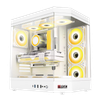 Case Magic Vila Ultra Pro Trắng – ATX, kính, tản nước 360mm