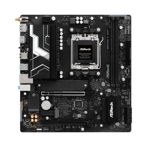 Ảnh minh họa Mainboard Asrock B850M-X WIFI R2.0 (2 x DDR5/ 128GB/ AM5/ m-ATX) 1