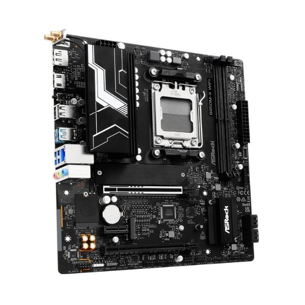 Ảnh minh họa Mainboard Asrock B850M-X WIFI R2.0 (2 x DDR5/ 128GB/ AM5/ m-ATX) 3