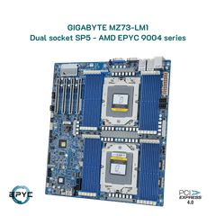  Mainboard Gigabyte MZ73-LM1 Dual Epyc 9004 series 