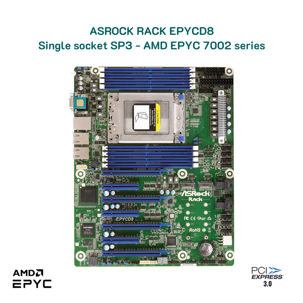 Mainboard server Asrock Rack EPYCD8