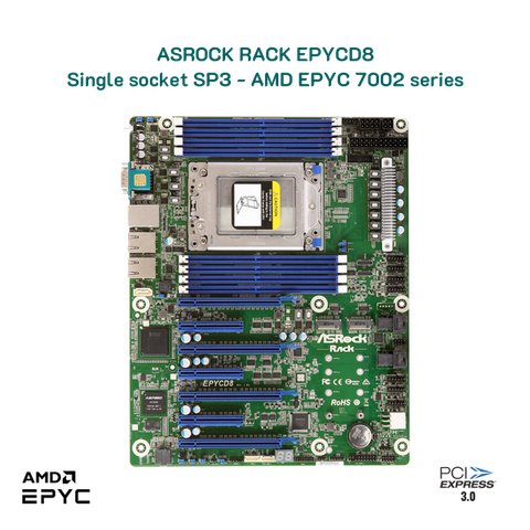 Mainboard server Asrock Rack EPYCD8