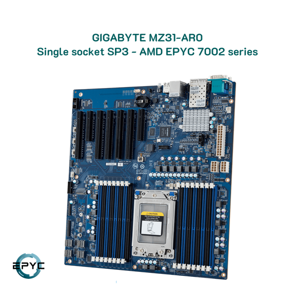 Mainboard server Gigabyte MZ31-AR0 Single AMD EPYC 7002 series