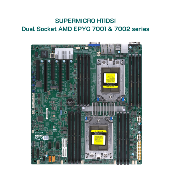 Mainboard server Supermicro H11DSi dual AMD EPYC 7001/7002 series