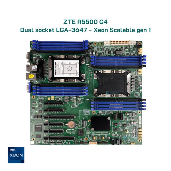 Mainboard server ZTE R5500 G4 Dual Xeon Scalable socket 3647