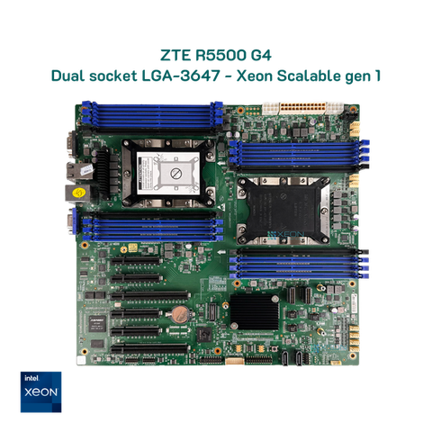 Mainboard server ZTE R5500 G4 Dual Xeon Scalable socket 3647