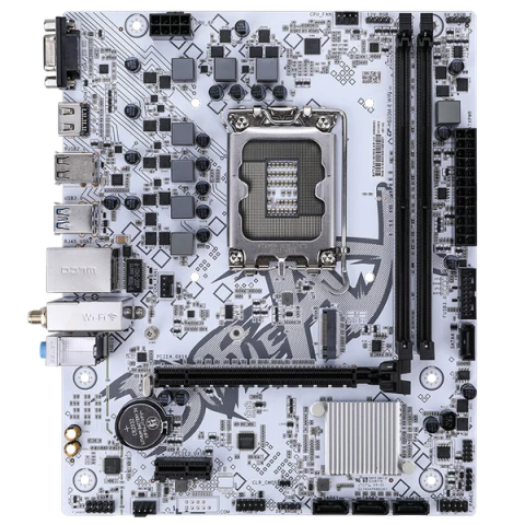 Mainboard Colorful BATTLE-AX H610M-E Wifi V21 White DDR4