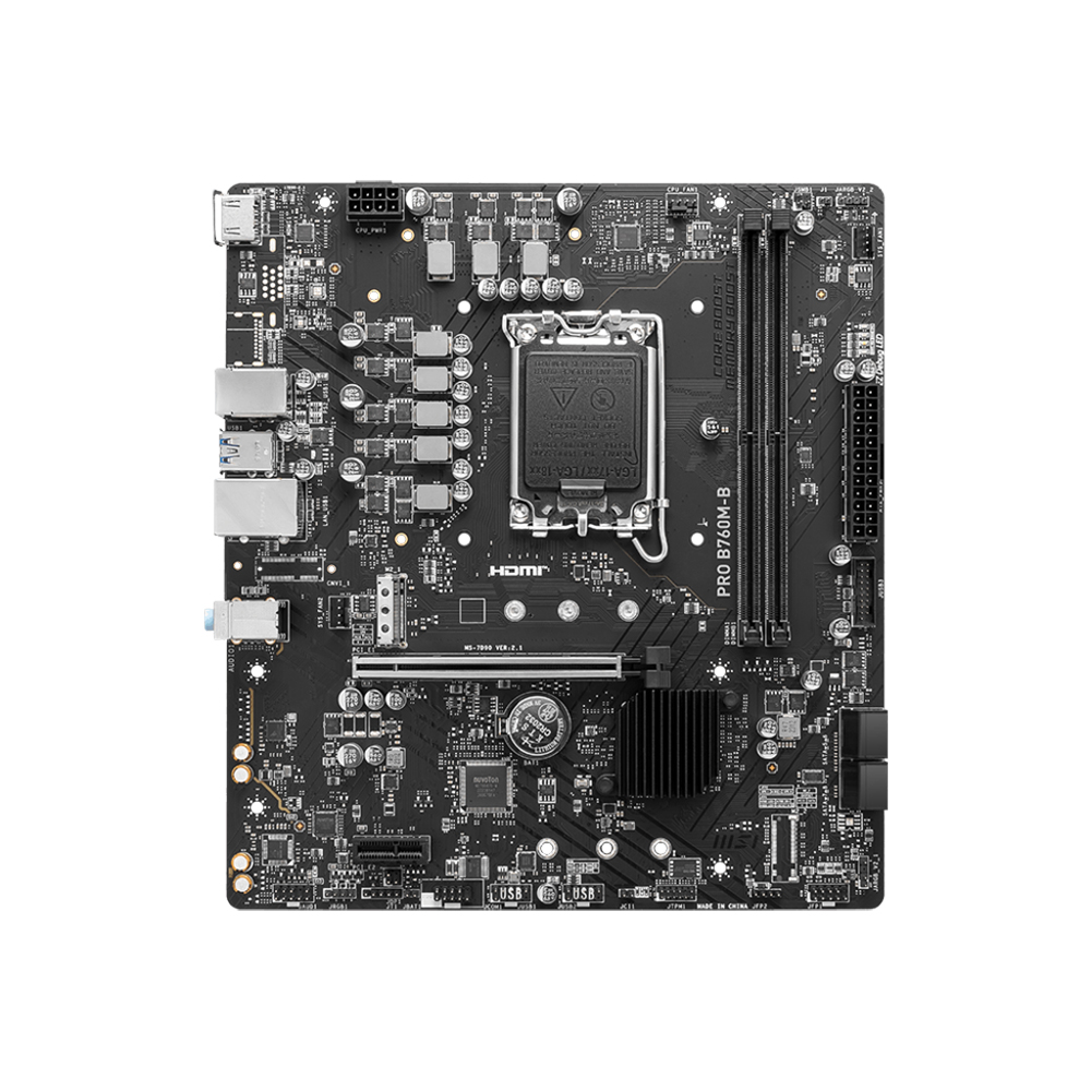 Ảnh minh họa Mainboarrd MSI PRO B760M-B DDR4 (Led Sync) 1