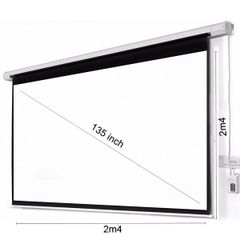  Màn chiếu điện 135 inch 