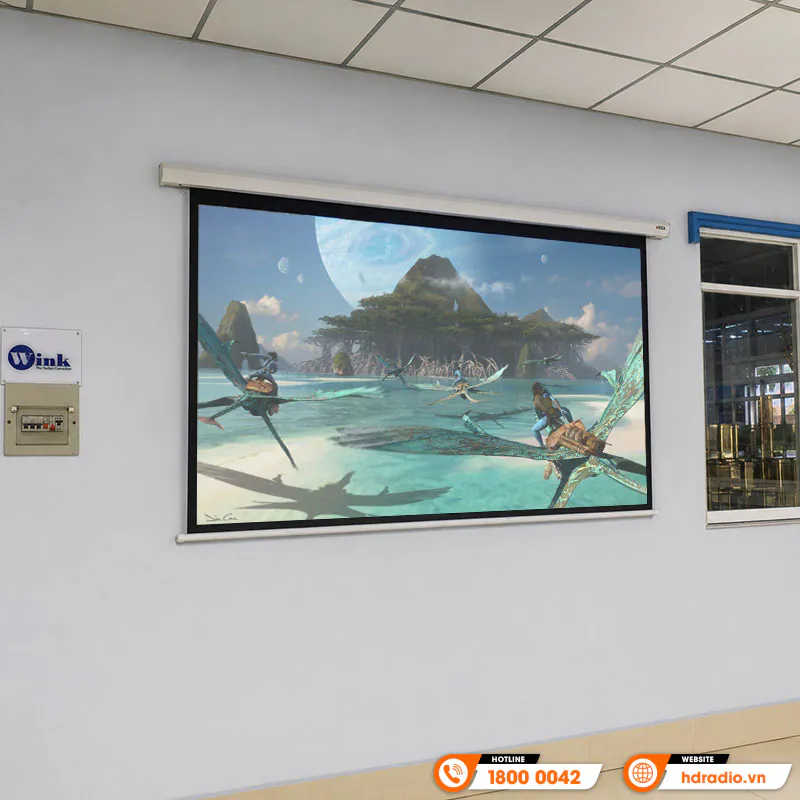 Ảnh minh họa Màn chiếu điện Apollo: 84, 92, 100, 110, 120, 150, 180, 200, 250 inch 1
