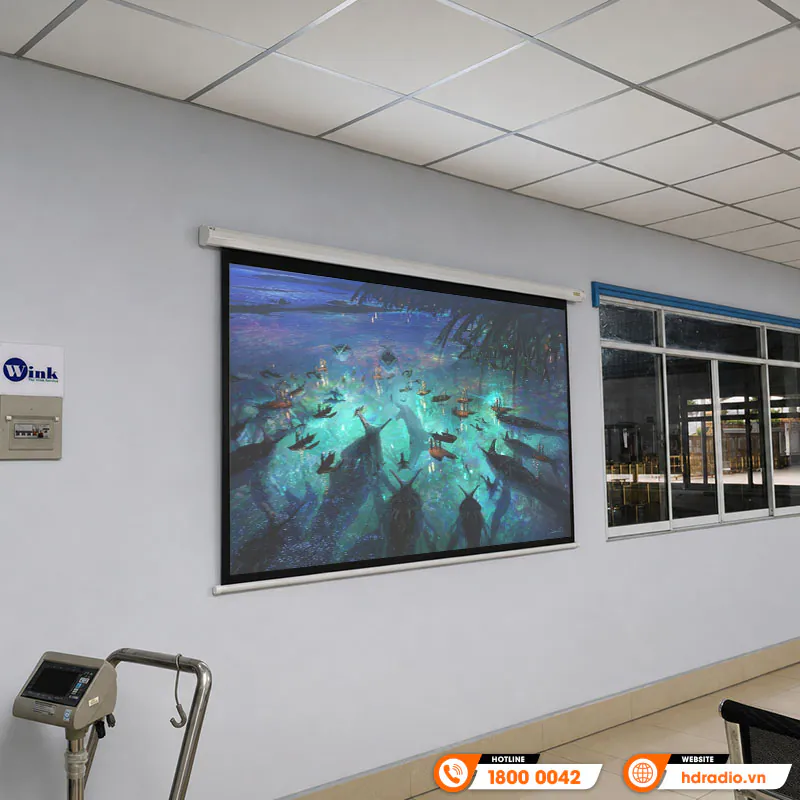 Ảnh minh họa Màn chiếu điện Apollo: 84, 92, 100, 110, 120, 150, 180, 200, 250 inch 2