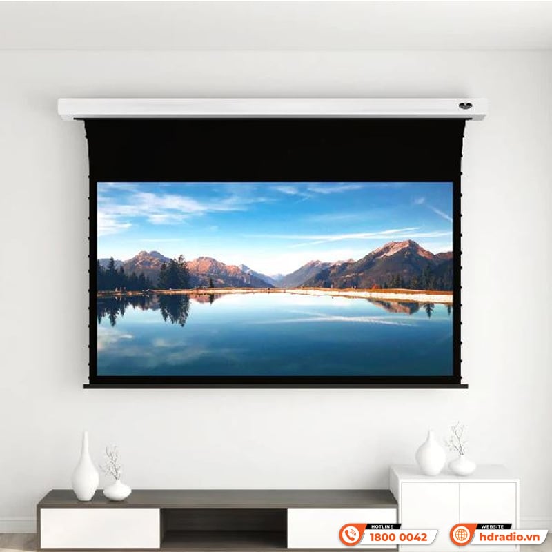 Ảnh minh họa Màn chiếu điện Tab-tensioned Vividstorm VMSLW150H 2