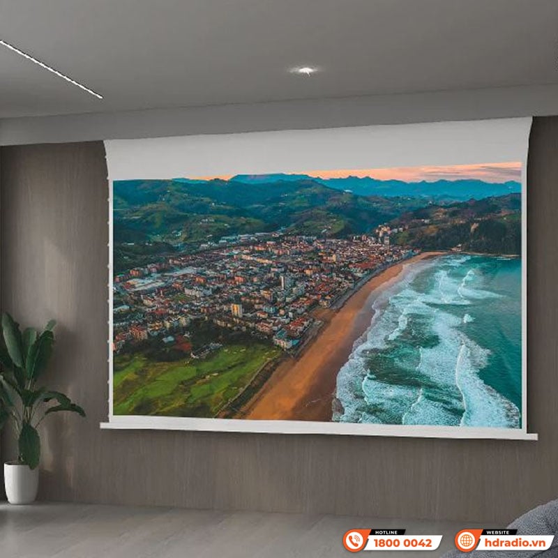 Ảnh minh họa Màn chiếu điện Tab-tensioned Vividstorm VMSLW150H 3