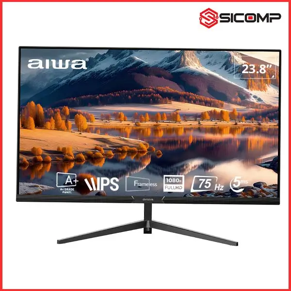MÀN HÌNH AIWA MF240B-V (24 INCH - FHD- IPS- 75HZ - 5MS - PHẲNG)