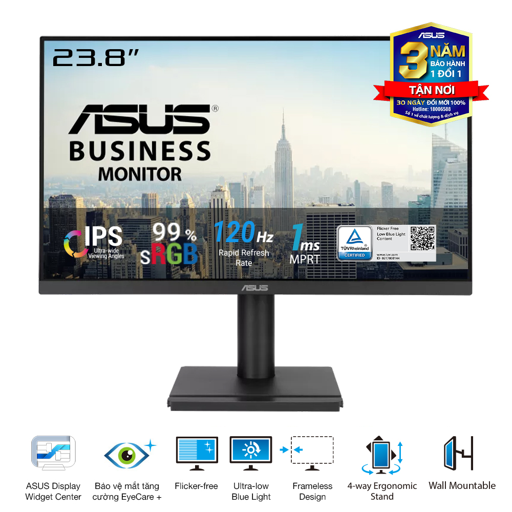 Màn hình ASUS VA249QGS (23.8" FHD / IPS / 120Hz / 1ms / 350Nits)