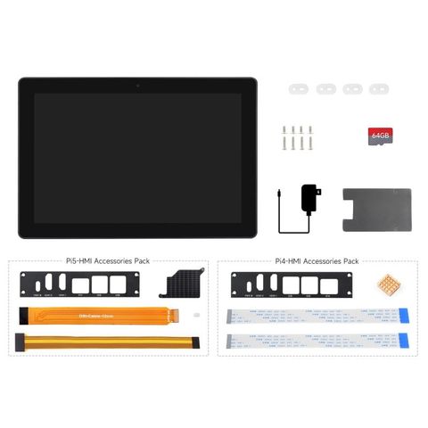 Màn hình cảm ứng đa năng HMI 10.1 inch công nghiệp cho Raspberry Pi