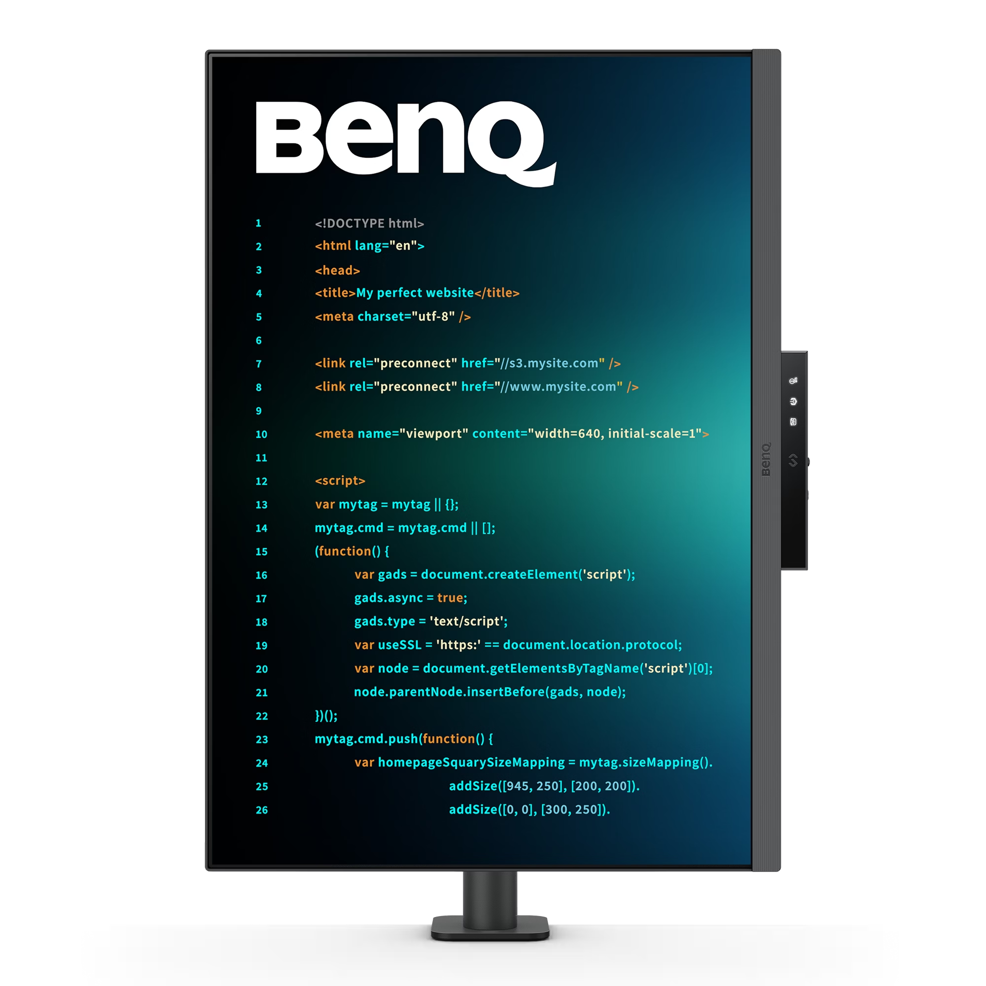 Ảnh minh họa Màn hình Code BenQ RD280UA 2