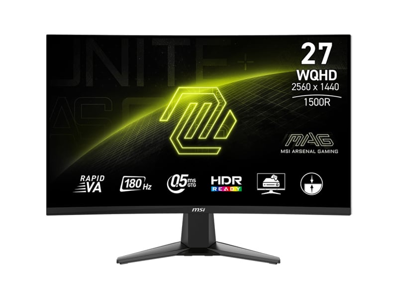 Màn hình cong MSI MAG 27CQ6F (27inch - WQHD - Rapid VA - 180Hz - 0.5ms)