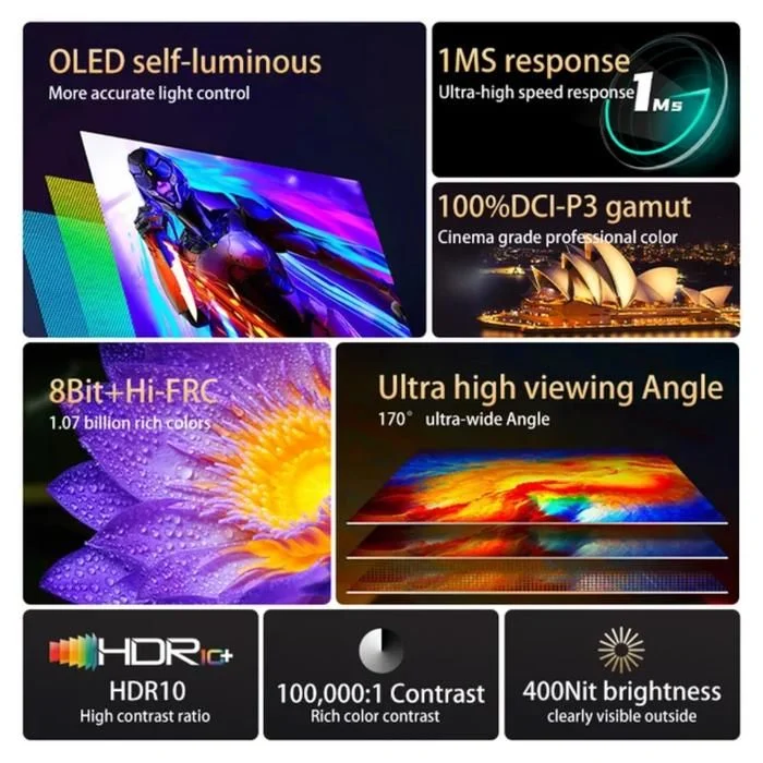 Ảnh minh họa Màn Hình Di Động ARZOPA A3C Pro OLED 13.3" FHD 2