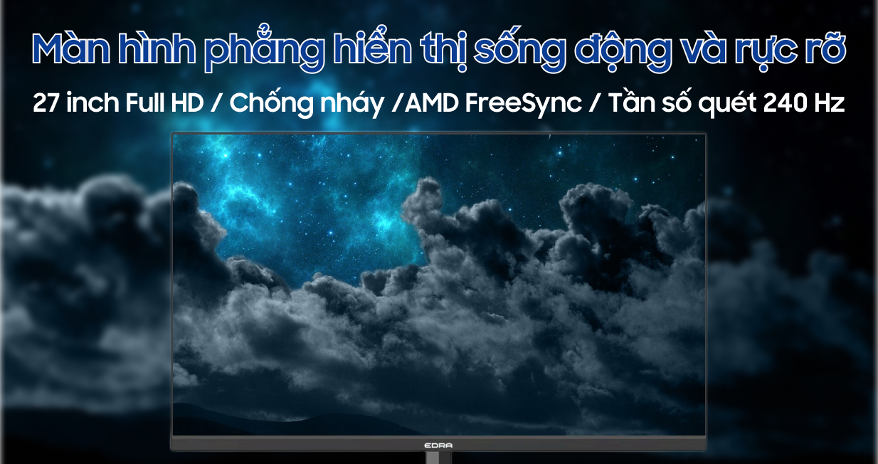 Ảnh minh họa Màn hình Gaming E‑Dra EGM27F240S 27 inch 2