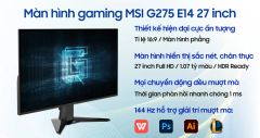  Màn hình gaming MSI G275 E14 27 inch 