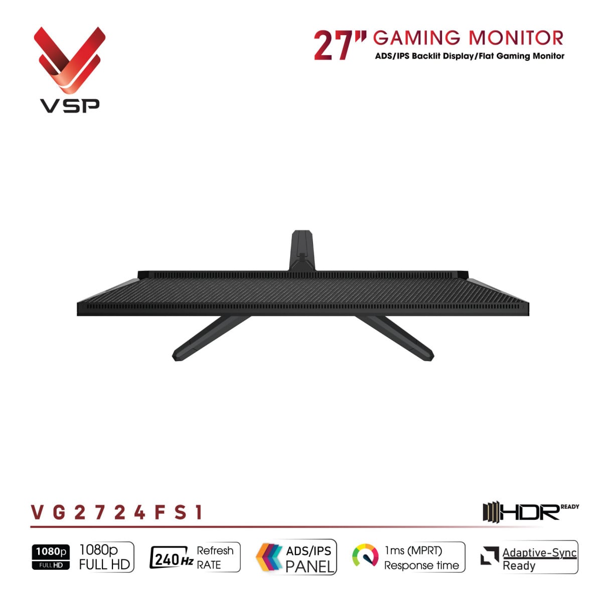 Ảnh minh họa Màn hình Gaming VSP VG2724FS1 | 27 inch, FHD, 240Hz, IPS 1