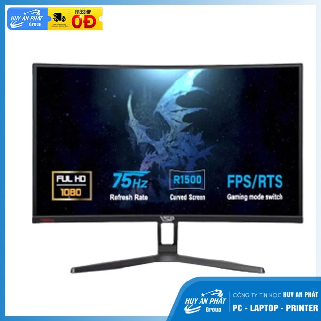Màn Hình Gaming VSPCM2705H 27 inch Cong FHD/ VA/ 75Hz