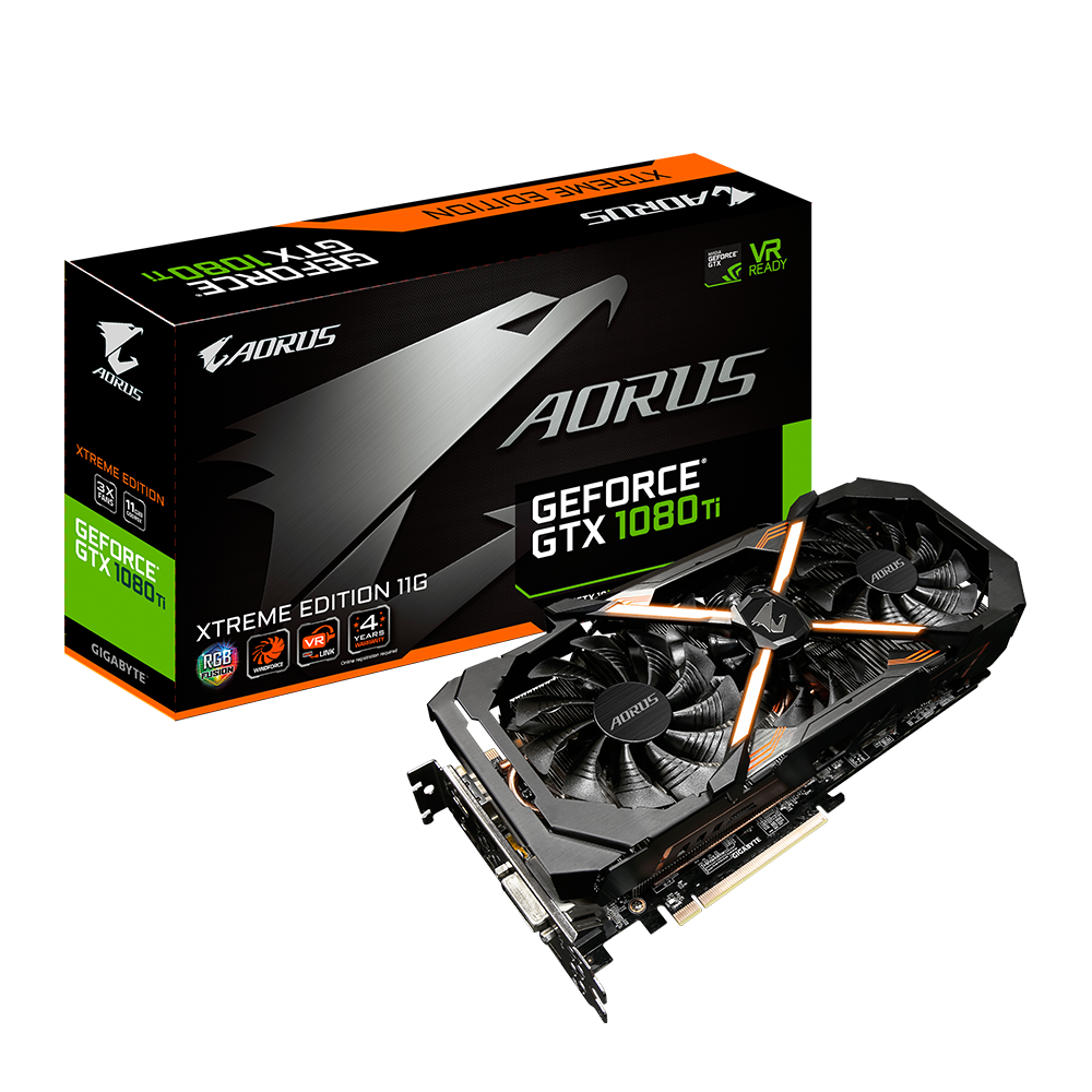 Card màn hình GIGABYTE AORUS GeForce GTX 1080 Ti Xtreme Edition 11GB GDDR5X