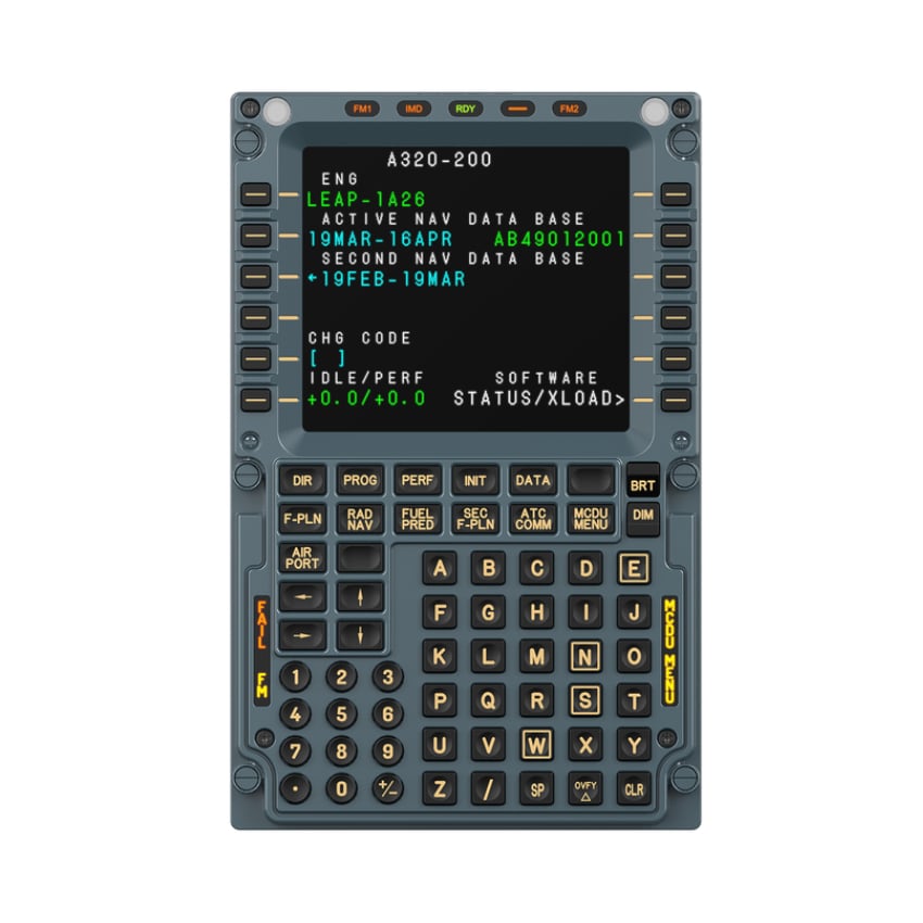 Màn hình hiển thị điều khiển bay MOZA MA3F Flight Computer Display