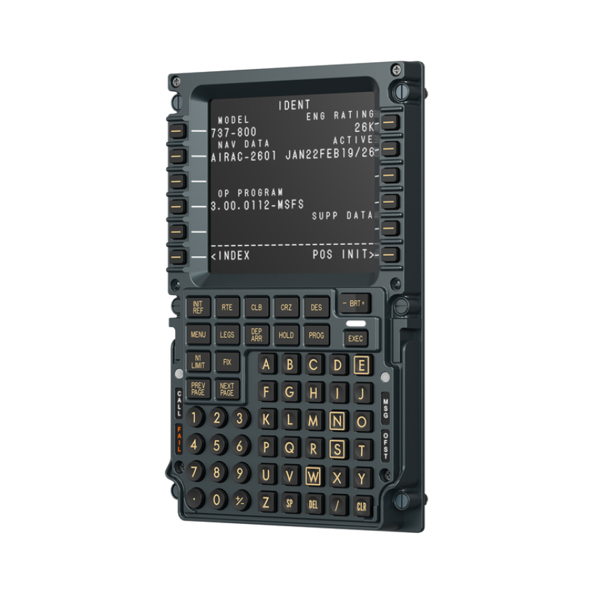Ảnh minh họa Màn hình hiển thị điều khiển bay MOZA MB7F Flight Computer Display 1